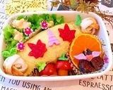 オムソバ 秋弁当作り方4写真