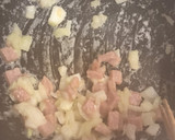 柿をおかずに★丸ごと柿グラタン作り方4写真