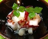 簡単美味しい甘らっきょ酢でタコの酢の物作り方3写真