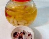 簡単美味しい甘らっきょ酢でタコの酢の物作り方4写真