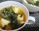 お手軽【スンドゥブ風ピリ辛わかめスープ】作り方6写真