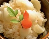 土鍋でゆり根ごはん作り方7写真