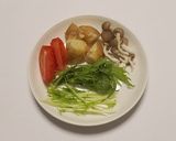 【一人鍋】豚肉とたっぷり野菜の蒸し鍋作り方2写真