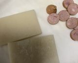 ミートソースdeもちピザ作り方1写真