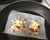 ミートソースdeもちピザ作り方7写真