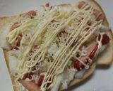 白菜軸×ポークビッツのミルキートースト作り方4写真