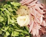 魚肉ソーセージと胡瓜のマヨポンサラダ☆作り方3写真