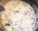 わかめスープの豆乳エビチャウダー＊作り方2写真