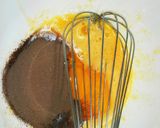 ☆レンジで簡単ココア味ケ～キ☆☆☆作り方1写真