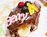 【しっとり濃厚】ミニ♡チョコバナナケーキ作り方15写真