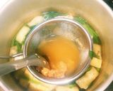 ホウレン草と油揚げの味噌汁(併せ味噌)作り方8写真