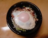 しゃきしゃきレタスのベーコンエッグ丼作り方5写真