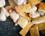 フライパン１つ！生高菜と鶏肉の煮物♪作り方1写真