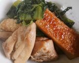 フライパン１つ！生高菜と鶏肉の煮物♪作り方6写真