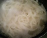 鶏のひき肉と卵の玉ねぎあんかけうどん作り方1写真