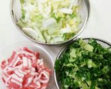 ほっこり～白菜と豚バラの塩こうじスープ作り方1写真