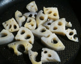 ほくほく蓮根のバター醤油焼き作り方2写真