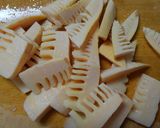 たけのこと もやしときのこのオイスター煮作り方4写真