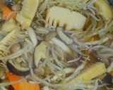 たけのこと もやしときのこのオイスター煮作り方6写真
