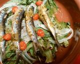 簡単タパス風♪鰯と小松菜のオーブン焼作り方5写真