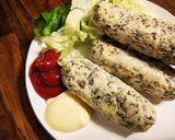 鶏胸肉で！バジルとチーズのソーセージ風作り方5写真