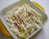 簡単！甘～い☆白菜のツナチーズ焼き作り方1写真