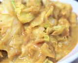 【菜食】キャベツだけのカレー風味の炒め物作り方4写真