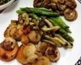 帆立バター醤油→帆立ひもカレー粉炒め作り方4写真