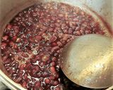 ゆであずきの味付けに、お砂糖としょうゆ作り方5写真
