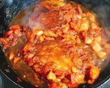 フライパン1つポークソテーのトマト煮込み作り方5写真