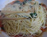 フレッシュトマト＆バジルのパスタ作り方10写真