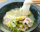 ほっこり～白菜と豚バラの塩こうじスープ作り方6写真