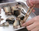 秋刀魚ときのこのあっさりパスタ作り方4写真