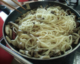 秋刀魚ときのこのあっさりパスタ作り方12写真