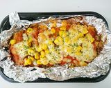 冷凍骨なしフライドチキンでチキンピッツァ作り方9写真
