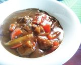 絶品★赤パプリカと牛肉のカレー作り方5写真