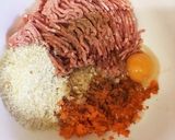 ふんわりトマト煮込みハンバーグ作り方1写真