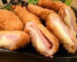 流出なし！簡単とろ～りチーズinハムカツ作り方6写真