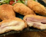 流出なし！簡単とろ～りチーズinハムカツ作り方9写真