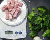 ブロッコリと厚切ベーコンのクリームパスタ作り方2写真