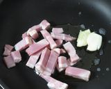 ブロッコリと厚切ベーコンのクリームパスタ作り方3写真