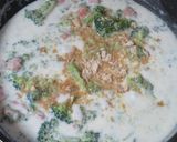ブロッコリと厚切ベーコンのクリームパスタ作り方10写真