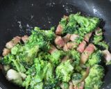 ブロッコリと厚切ベーコンのクリームパスタ作り方5写真