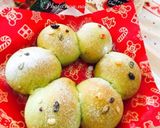 HBで抹茶のちぎりパンのクリスマス作り方15写真