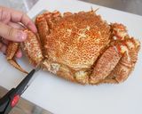 簡単☆毛ガニのさばき方～カニの解体方法作り方1写真