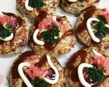 糖質カット♪ヘルシーお好み焼きバーグ作り方5写真