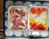 鶏肉とパプリカのオイスター炒め作り方1写真