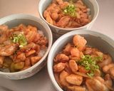 お手軽飯の定番『 焼き鳥丼 』作り方8写真