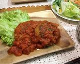 ふんわりトマト煮込みハンバーグ作り方9写真