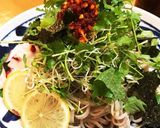 食べるラー油で蕎麦サラダ作り方5写真